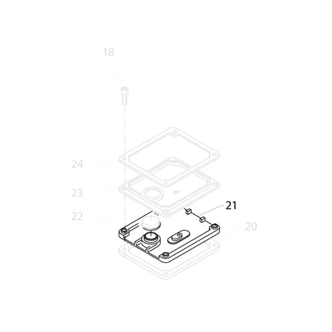 KRANZLE Base Plate for Motor/Switch Spacer Seal 411111