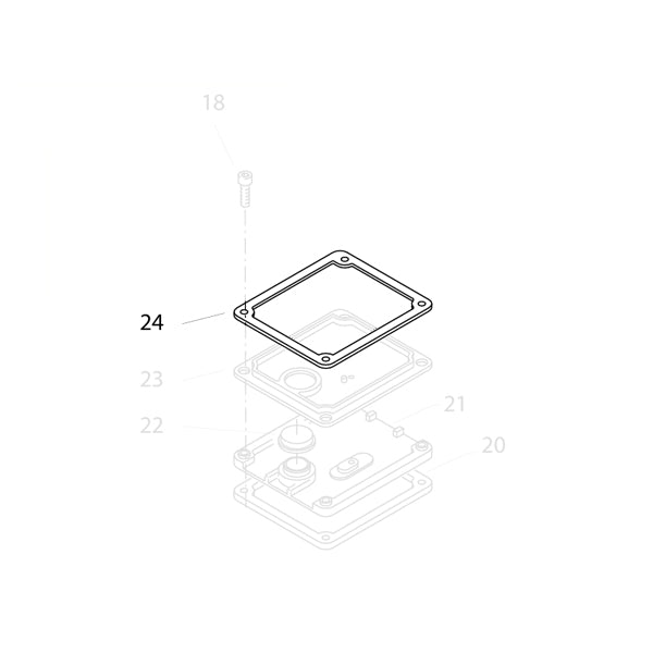 KRANZLE Flat Seal for Motor/Switch Spacer Seal 411114