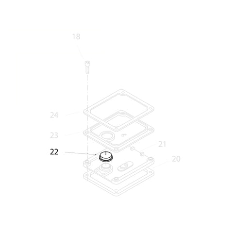 KRANZLE O'Ring Seal for Motor/Switch Spacer Seal 411115
