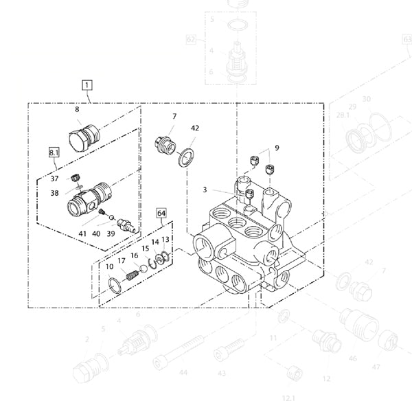 KRANZLE Valve Housing (TS) 421605