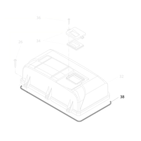 KRANZLE Gasket For Switch Box Cover 42525