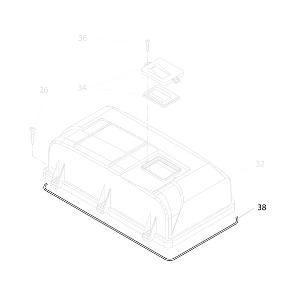 KRANZLE Gasket For Switch Box Cover 42525