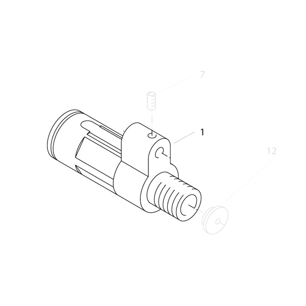 KRANZLE Body For Throttle/Speed Control R3/8 Male 42581