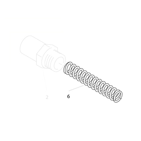 KRANZLE Pressure Spring 2.0 x 9.5 x 70 42587
