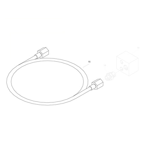 KRANZLE Pressure Sensing Line For B240/270 Speed Throttle Control 42593