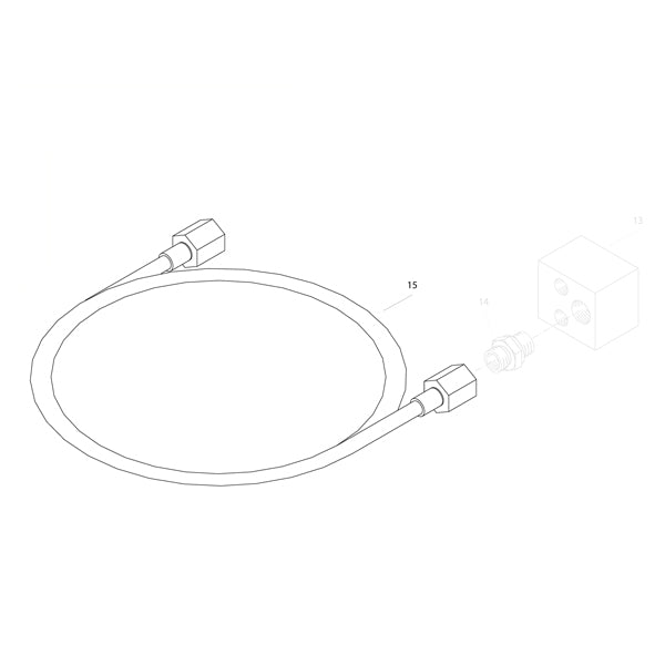 KRANZLE Pressure Sensing Line For B240/270 Speed Throttle Control 42593