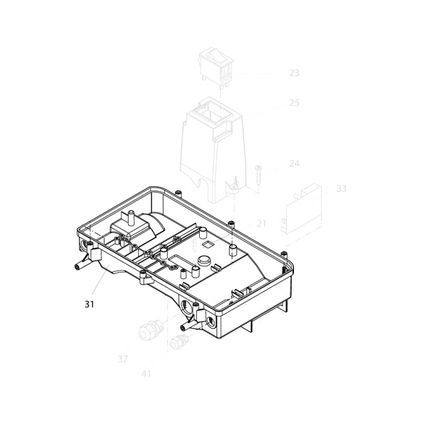 KRANZLE Lower Electrics Box For Large Quadro 42606