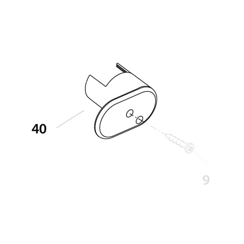 KRANZLE Upper Cable Clamp 42612
