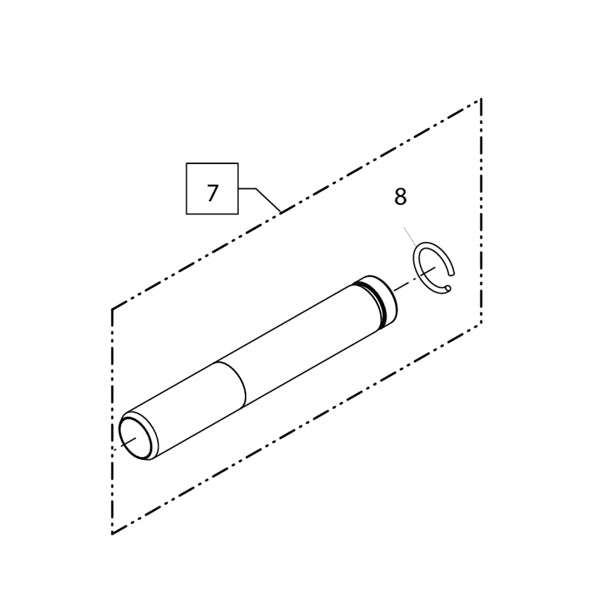 KRANZLE Plunger 15mm With Snap Ring 42908
