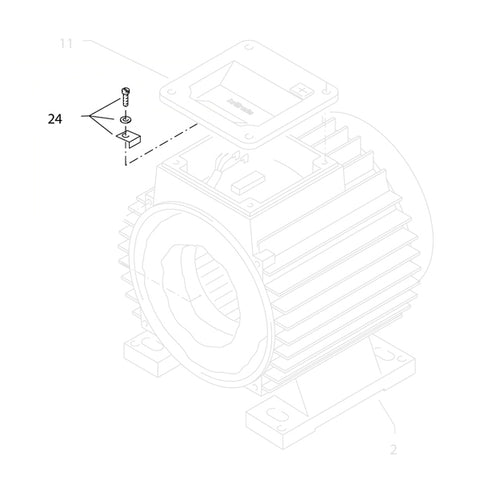 KRANZLE Earthing Screw Complete 43038