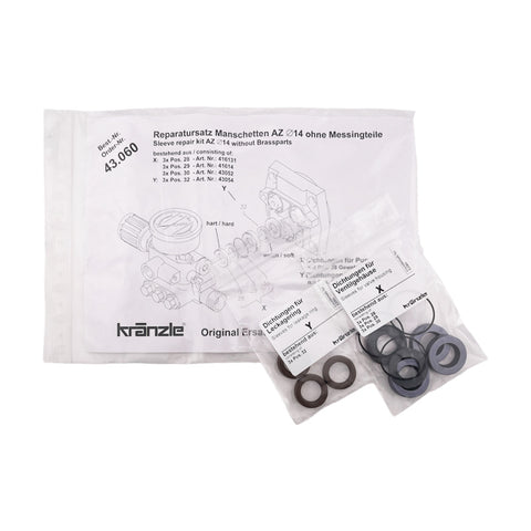 Genuine Kranzle 14 mm Water Seal Kit 43060