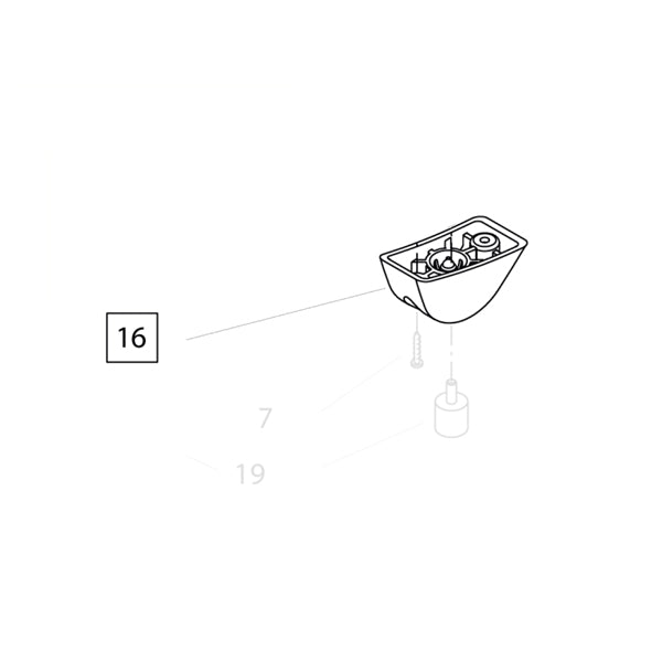 KRANZLE Mounting Rubber Buffer Left 43812