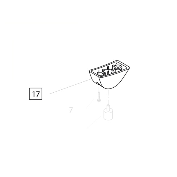 KRANZLE Mounting Rubber Buffer Right 43813