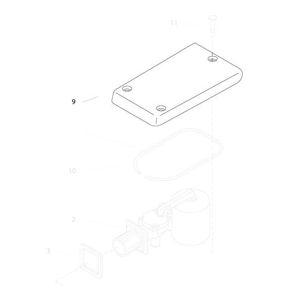 KRANZLE Water Tank Cover With Seal 43822