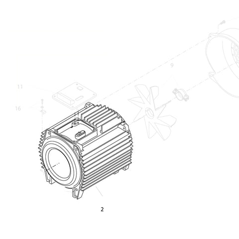 KRANZLE Stator For K 2175 & PROFI 175 (Three-Phase) 43827