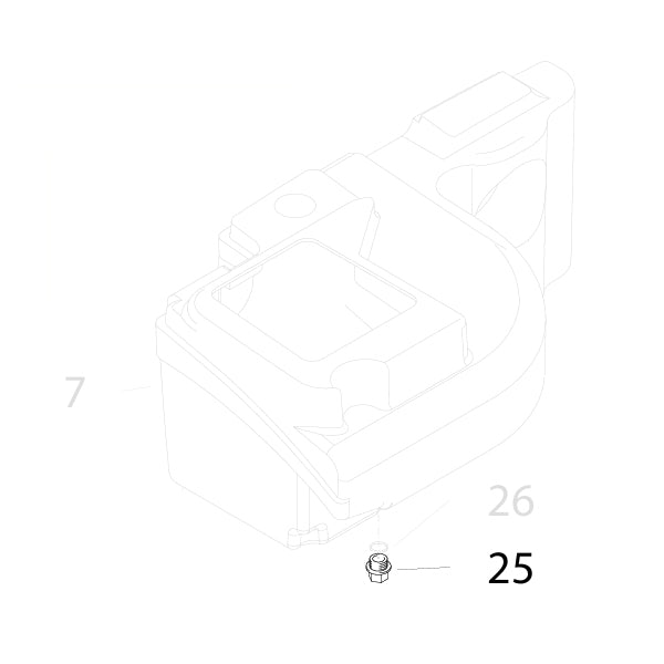 KRANZLE Plug 3/8" Fuel Tank Therm 440041