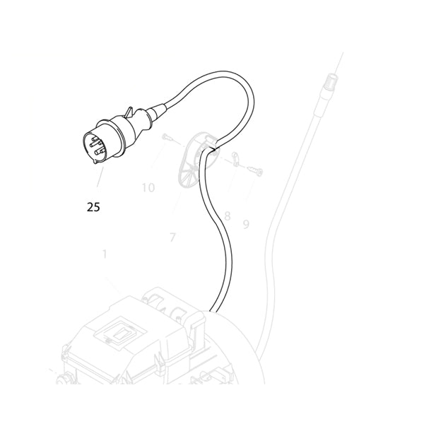 KRANZLE Mains Connection Cable 8m 44036