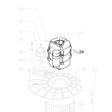KRANZLE Burner Motor 200-240 V / 50/60 Hz 440726