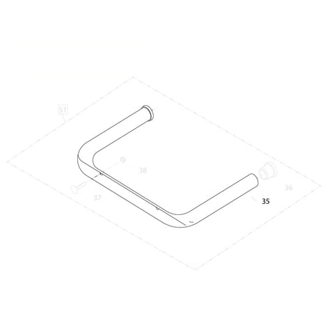 KRANZLE Mounting Bracket For Hose Drum For Therm 44143