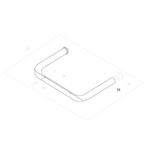 KRANZLE Mounting Bracket For Hose Drum For Therm 44143