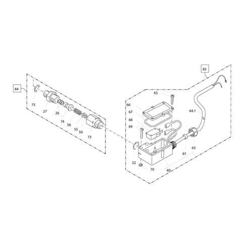 KRANZLE Pressure Switch Black 443893