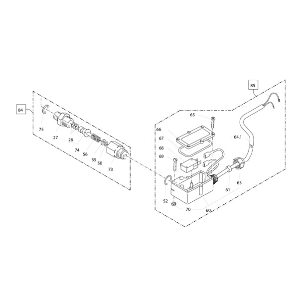 KRANZLE Pressure Switch Black 443893