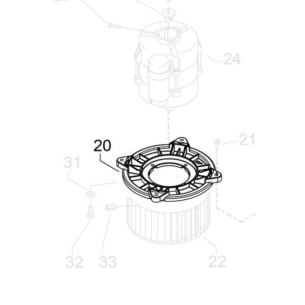 KRANZLE Ventilator Housing Cover 44803