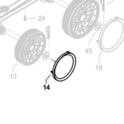 KRANZLE Small Wheel Cap 46011