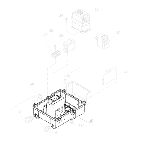 KRANZLE Switch Box Bottom Part 460122