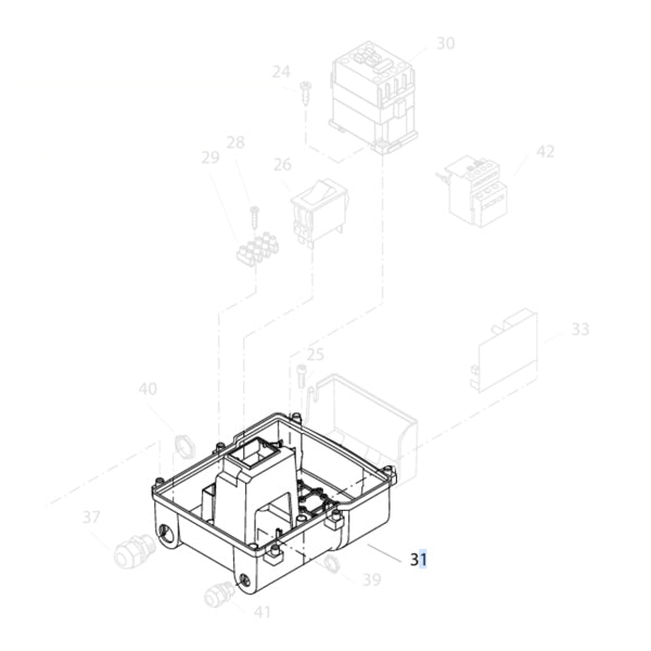 KRANZLE Switch Box Bottom Part 460122