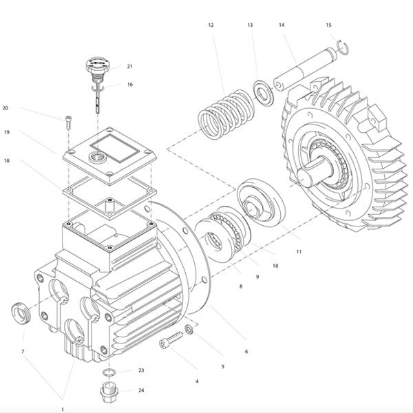 KRANZLE Drive AM Complete With Roller Bearing