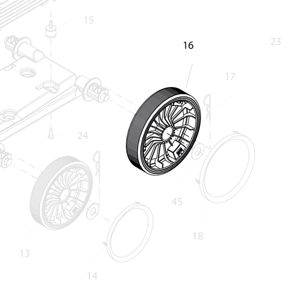 KRANZLE Wheel D250 46508