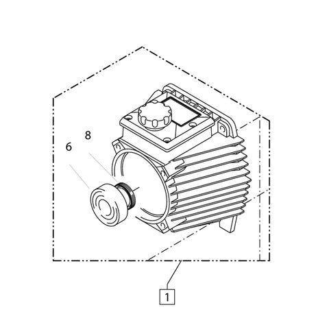 KRANZLE Oil Housing For APG, With Cover & Gasket 465302