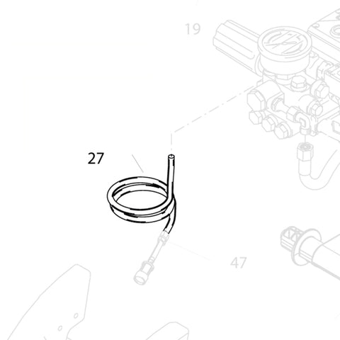 KRANZLE Chemical Suction Hose With Filter & Non-Return Valve 465480