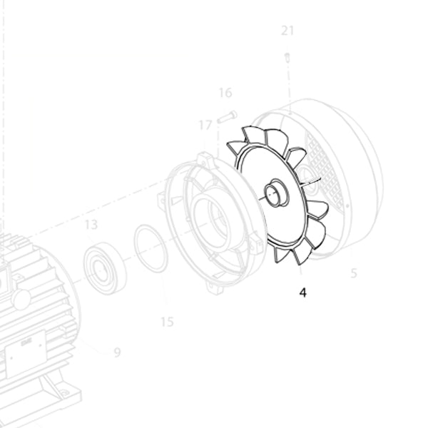 KRANZLE Cooling Fan MEC112-RP 473711