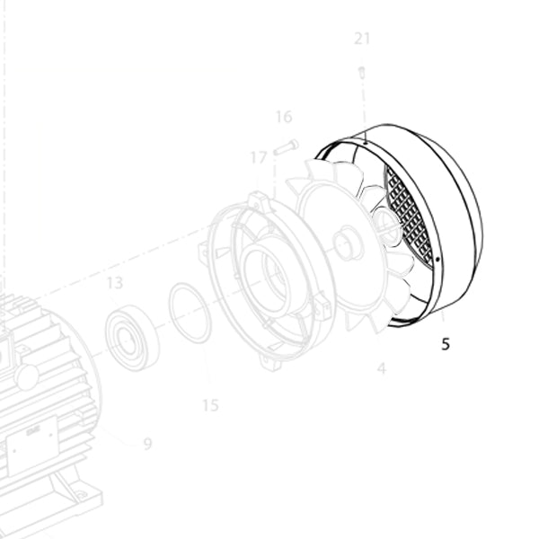 KRANZLE Fan cover MEC112-RP 473712