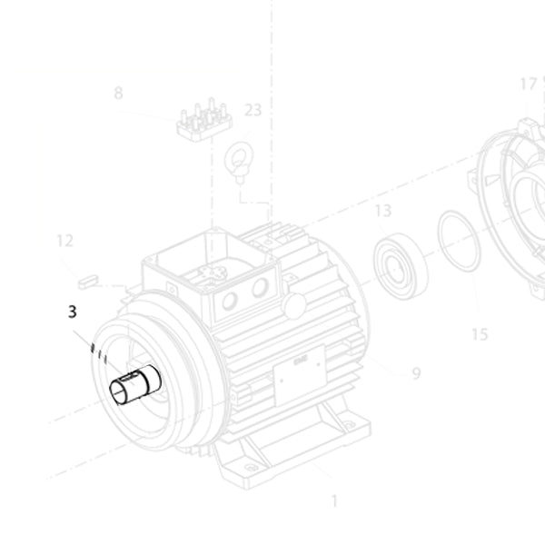 KRANZLE Rotor With Motor Shaft 473720