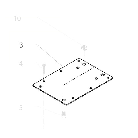 KRANZLE Mounting Plate 48010