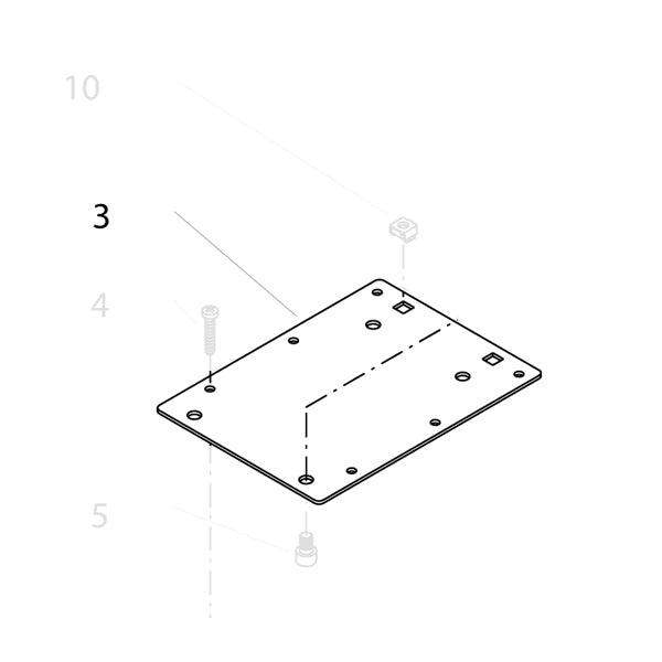 KRANZLE Mounting Plate 48010