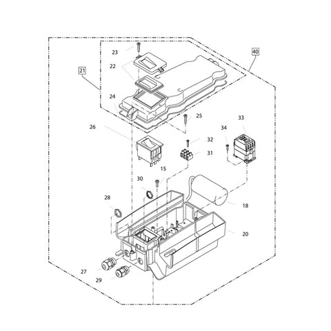 KRANZLE Switch Box Three-Phase Complete 48053