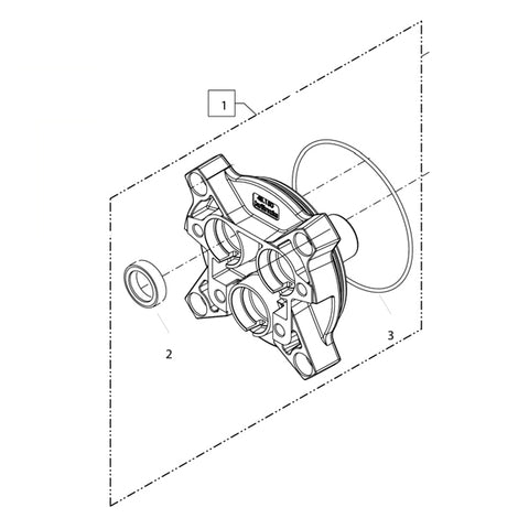 KRANZLE Housing Plate For APZ Pump 15mm 48150