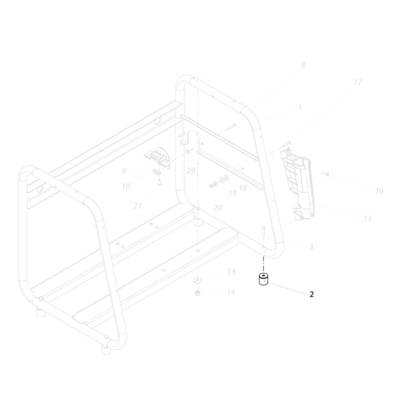 KRANZLE Rubber Metal Bumper 483003