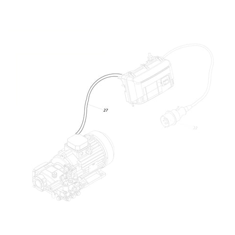 KRANZLE Cables 1.2m 4-wire 2.5mm² 483021