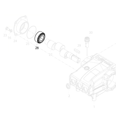 KRANZLE Tapered Roller Bearing 485024