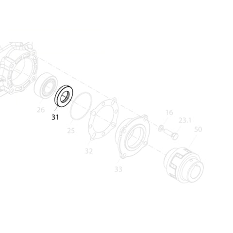 KRANZLE Oil Gasket 25x47x7 485030