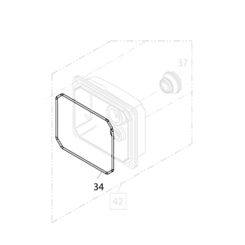 KRANZLE Gasket Oil Cap 485033