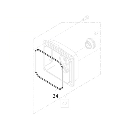 KRANZLE Gasket For Oil Cap 485049