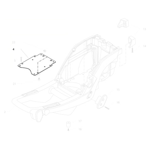KRANZLE Reinforcement Plate 49008