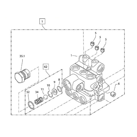KRANZLE Valve Housing 490261