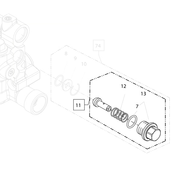 KRANZLE Starting Relief Valve 490411